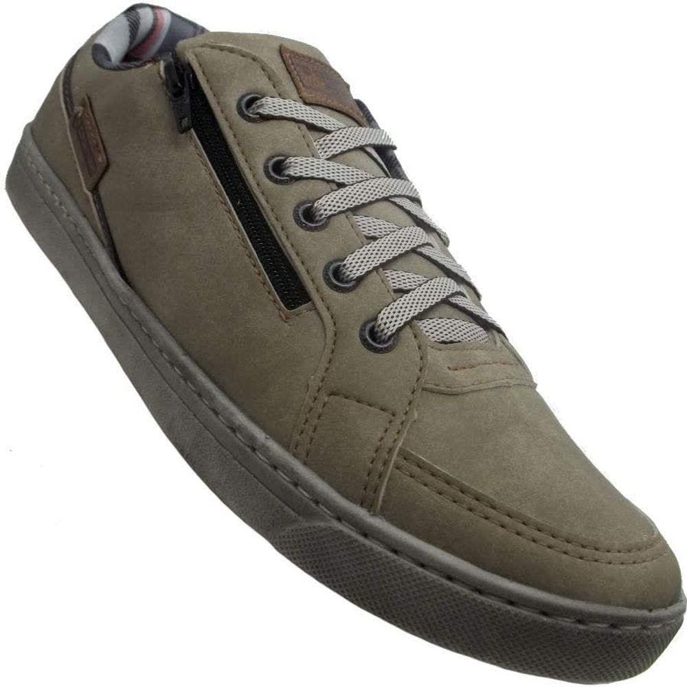 Sapatênis Sport Fire Casual Masculino - 40 - MARROM CHOCOLATE