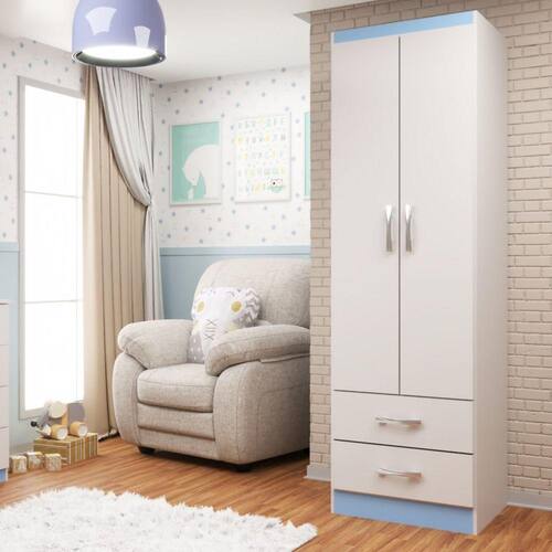 Guarda Roupa 2 Portas Evidencia Móveis Menor preço em Guarda Roupa 2 Portas Evidencia Móveis
