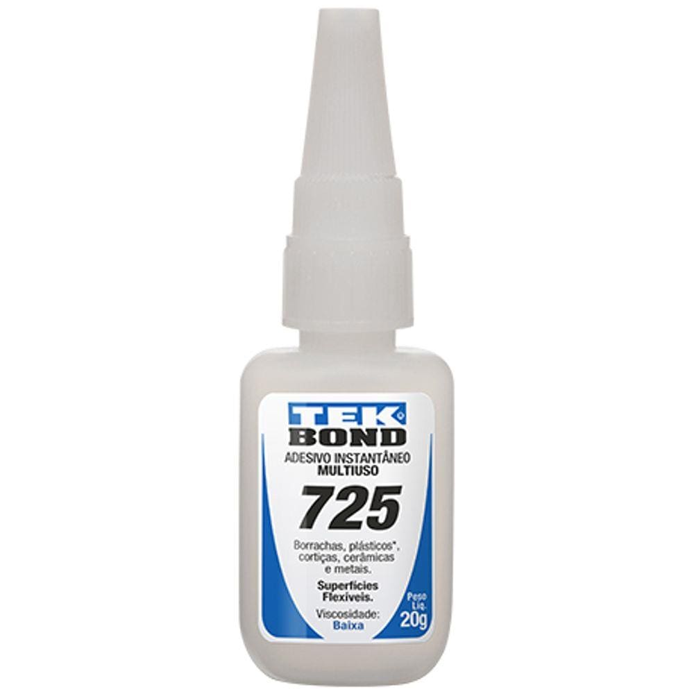 Adesivo Instantâneo 725 20ga Caixa Com 10 Unidades