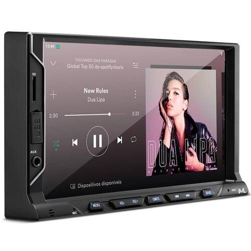 Central Multimídia Multilaser Evolve Fit P3328 Entrada USB AUX Bluetooth Menor preço em Central Multimídia Multilaser Evolve Fit P3328 Entrada USB AUX Bluetooth