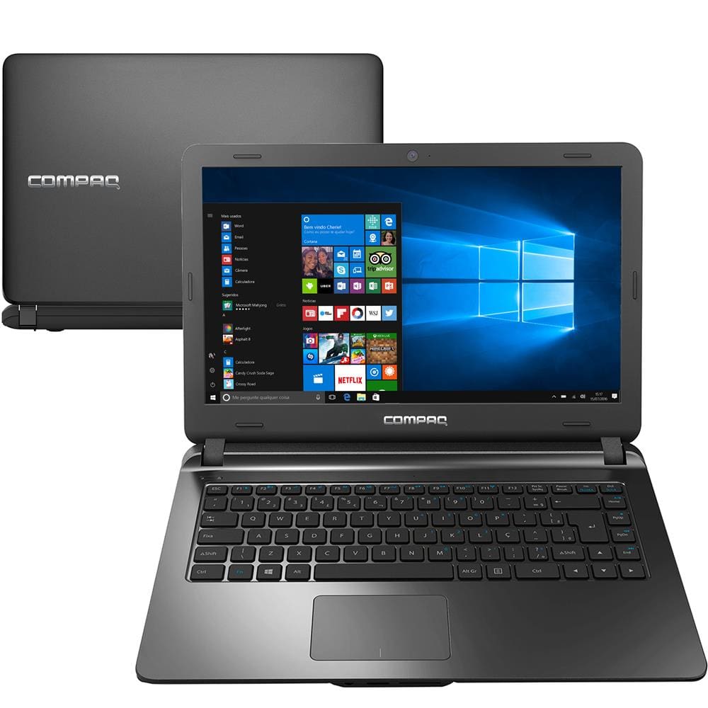 Notebook Compaq Dual Core 4GB 500GB | Casas Bahia