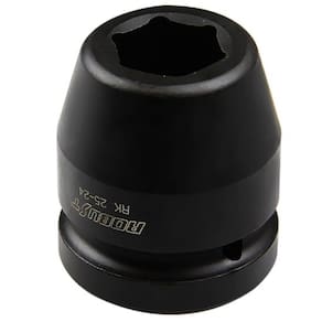 Soquete Sextavado de Impacto 1 Pol. - 24 mm-ROBUST-RK25-24MM