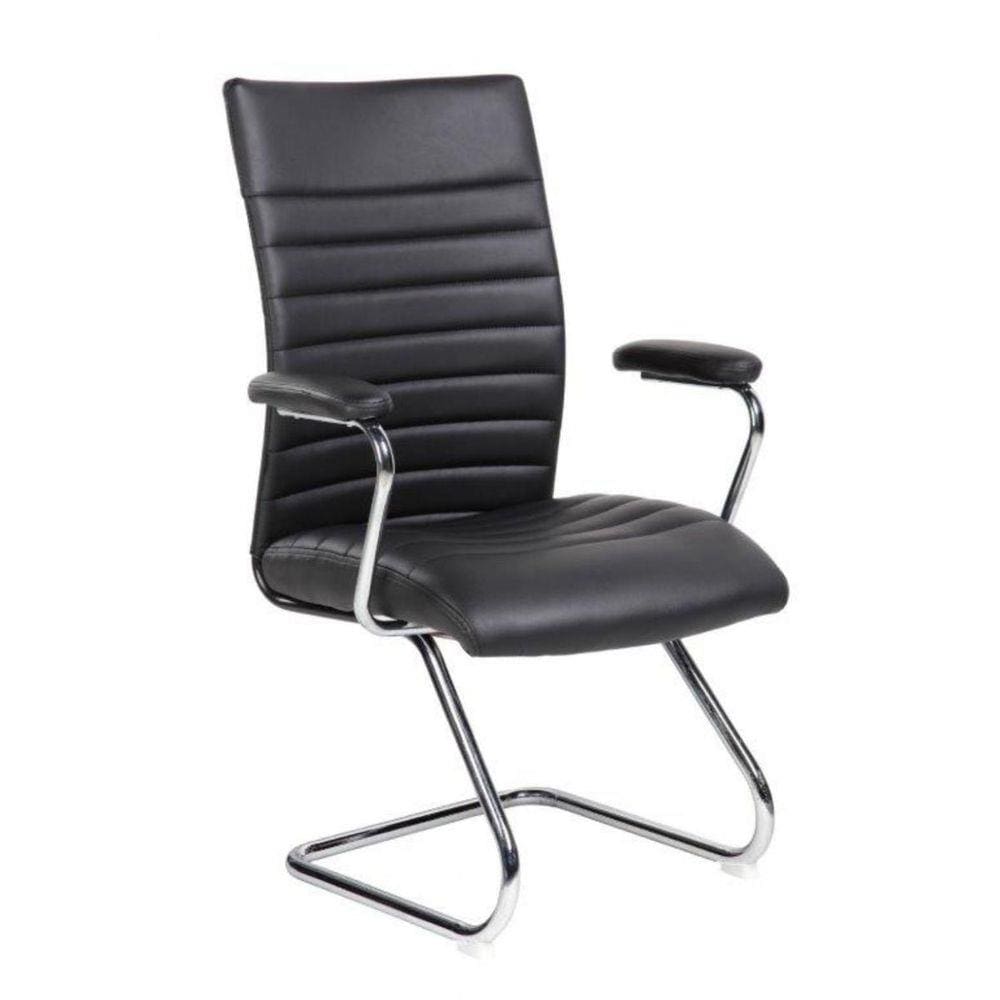 Cadeira Interlocutor Pelegrin Em Couro Pu PEL-9023V