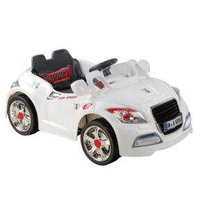 Carro Elétrico Infantil Audi R8 6 V com Controle Remoto Amarelo