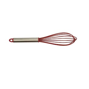 Batedor de Ovo Fuet Silicone com Cabo Inox - Yazi