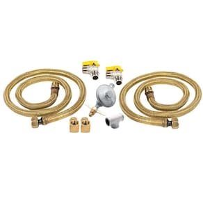 Kit de Instalação Dupla para Cooktop e Forno para Gás de Botijão - CJ -W10866791_2GLP