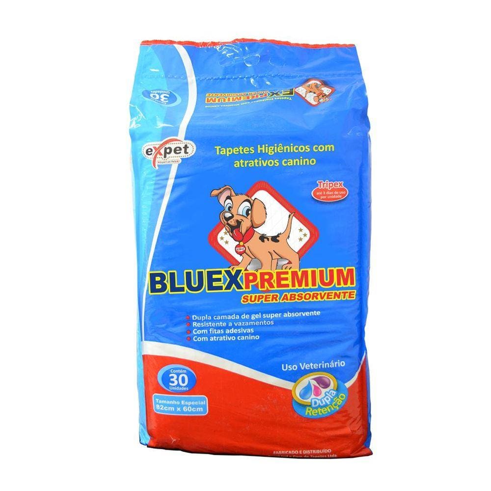 Tapete Higiênico Bluexpremium Com 30 Unidades
