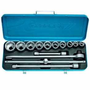 Jogo de Soquetes Sextavado 3/4" - 7/8" a 2" Gedore 14 peças - 017502 017502