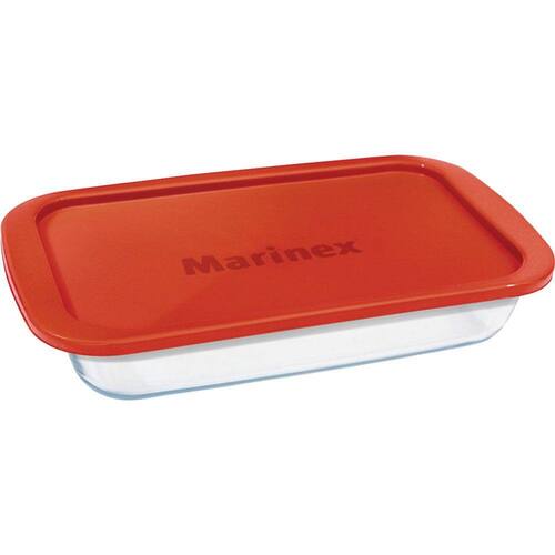 Assadeira com Tampa Retangular 2,9l Marinex Menor preço em Assadeira com Tampa Retangular 2,9l Marinex