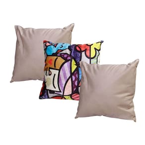 Almofadas Decorativas 3 Unidades 45cm Estampado