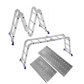 Escada Multifuncional 4X3 Com Plataforma - Mor