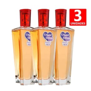 Perfume Atrativo Liquid Sense 100ml - 3 unid. Gotas Magicas
