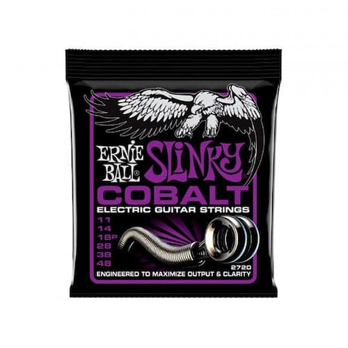 imagem-Encordoamento Guitarra Ernie Ball Cobalt 2720 Slinky 011 048