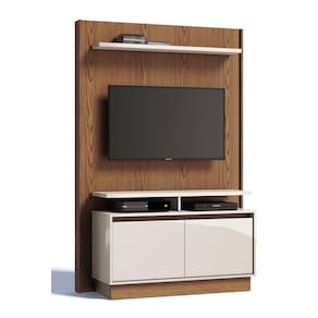 Home 1.2 com Prateleira Superior e 02 Portas Inferior Fit