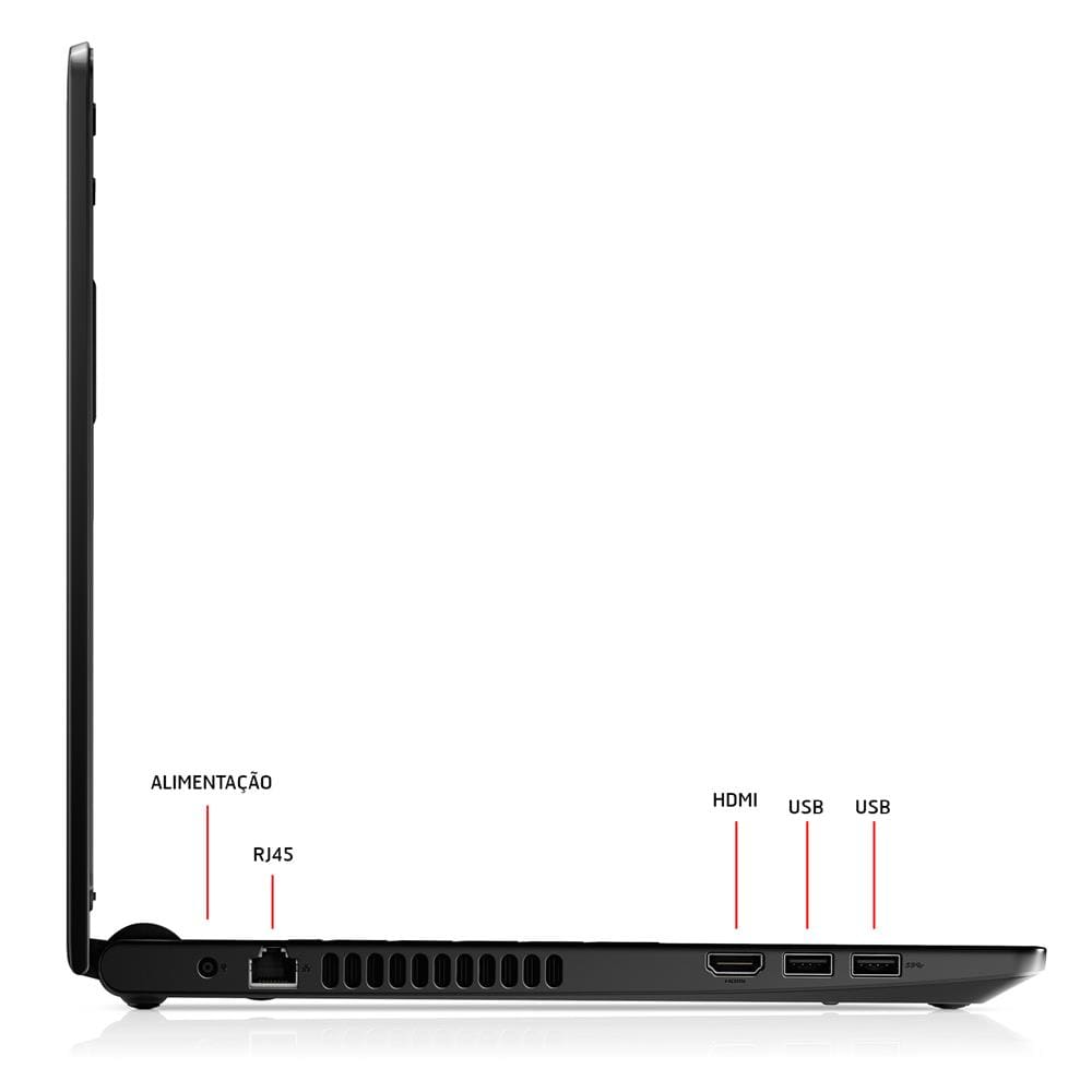Notebook Dell Core i5-7200U 8GB 1TB | Casas Bahia