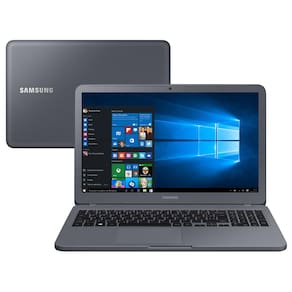 Notebook Samsung Core i3-7020U 4GB 1TB Tela Full HD 15.6” Windows 10 Essentials E30 NP350XAA-KF1BR