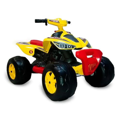 Quadriciclo Elétrico Bandeirante 12V 2732 - Amarelo Menor preço em Quadriciclo Elétrico Bandeirante 12V 2732 - Amarelo