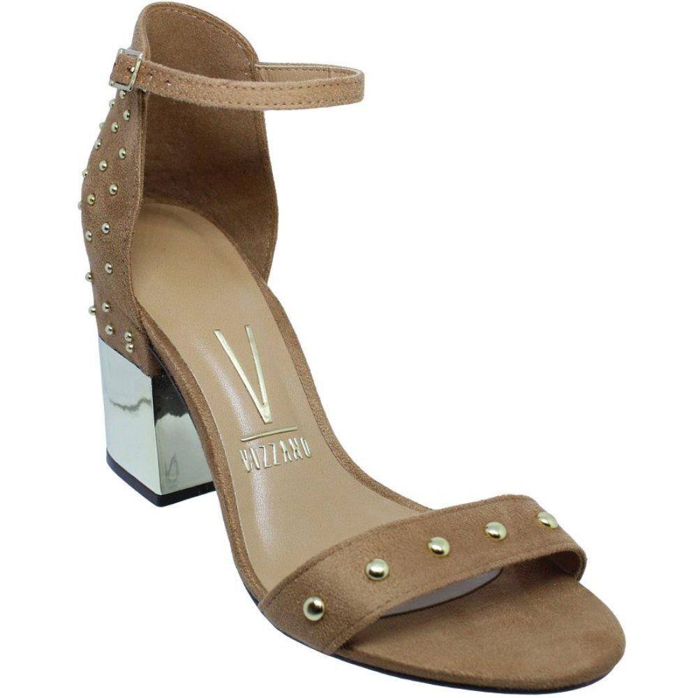 Sandália Vizzano Camurça Flex Apliques Feminina - 35 - MARROM