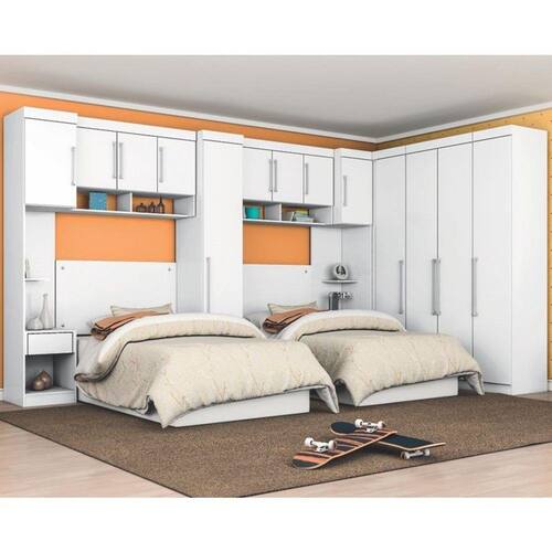 Jogo de Quarto Solteiro Modulado Modena CP14 - Demóbile é boa?