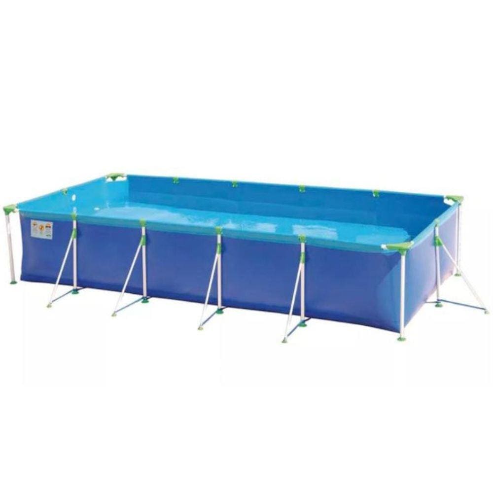 Piscina Com Armação 7.600 Litros Premium 442X206X84 Cm Mor