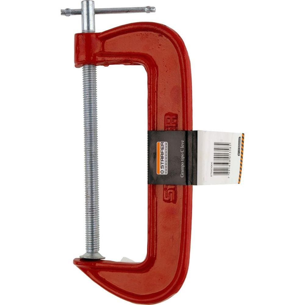 Grampo Tipo C Leve Starfer 6 Polegadas