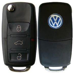 Carcaça Chave Canivete Volkswagen Polo Fox Gol G5 3 Botões