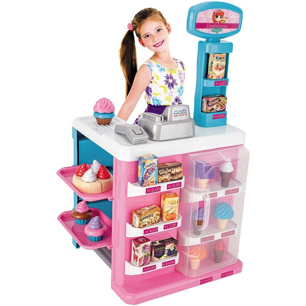 Magic Toys 8051P Geladeira, Rosa/Branco