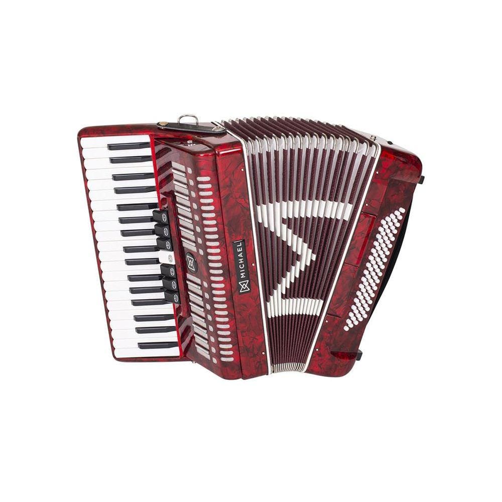 Acordeon Michael Acm8007n Prd Com Case e Alças