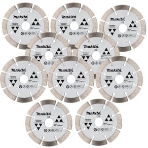 Kit Com 10 Disco Diamantados 4.1/8 Pol Para Granito D-44351 Makita