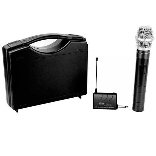 Microfone de mão sem fio VHF profissional CSR 2010 Menor preço em Microfone de mão sem fio VHF profissional CSR 2010