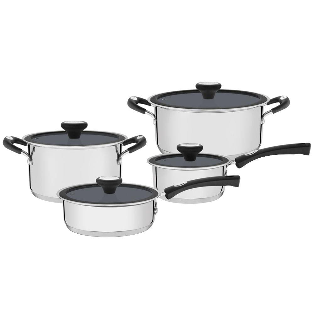 Conjunto de Panelas 4 Peças Tramontina Solar Ceramic, Inox
