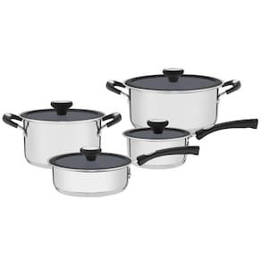 Conjunto de Panelas 4 Peças Tramontina Solar Ceramic, Inox