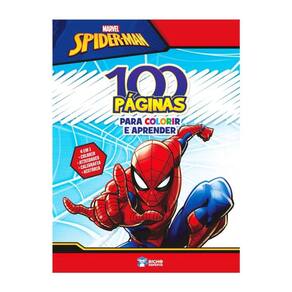 Livro infantil colorir CULTURAMA homem aranha 500 adesivos