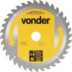 Serra Circular De Widea 10 Pol 250 Mm X 30 Mm 36 Dentes Vonder