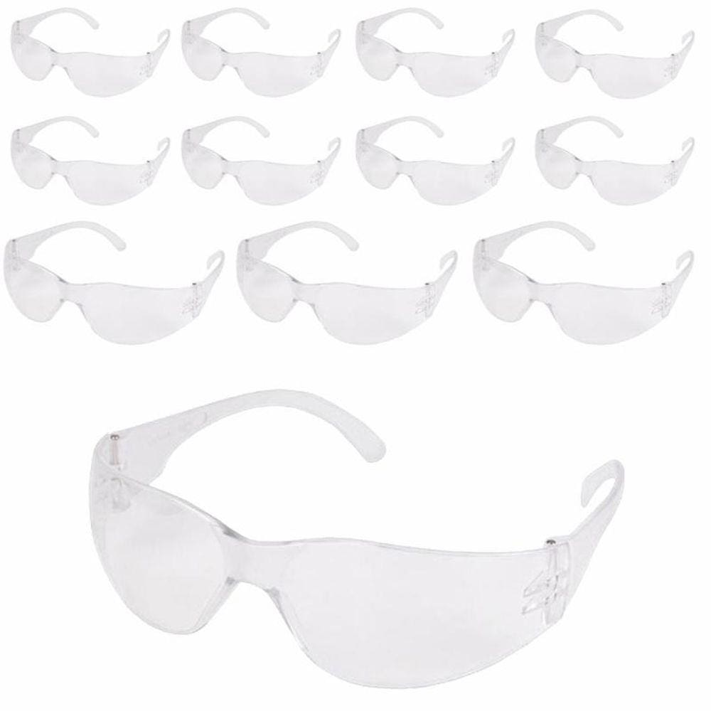 Óculos De Proteção Incolor Summer Wps0254 Com 12 Unidades Delta Plus