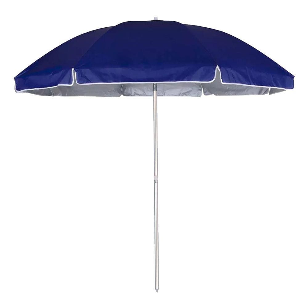 Guarda-Sol 2,60 Metros MOR Alumínio Azul com Proteção 100 FPS