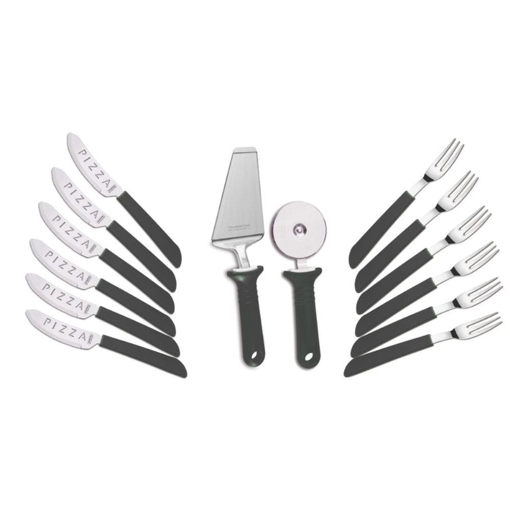 Kit 14pcs Preto Linha Pizza Tramontina