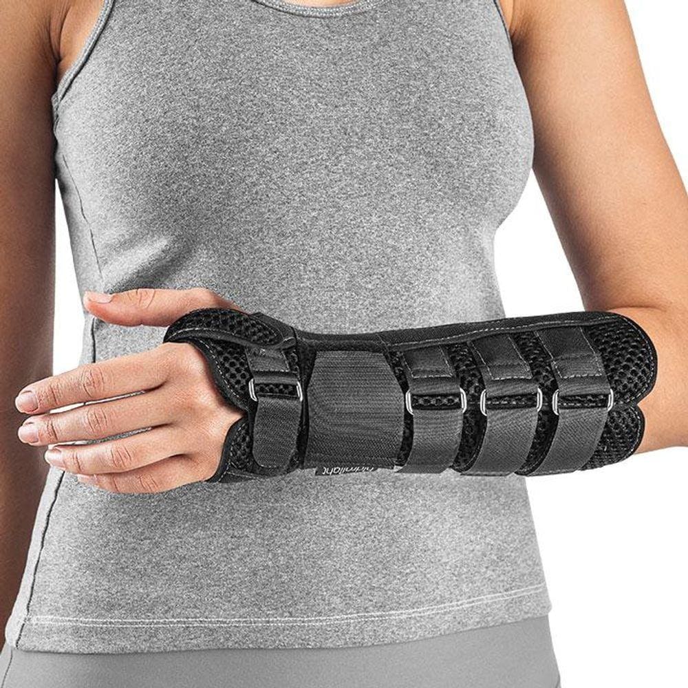 Órtese com Tala para Punho Longa Comfort Air Esquerda Hidrolight - Preto