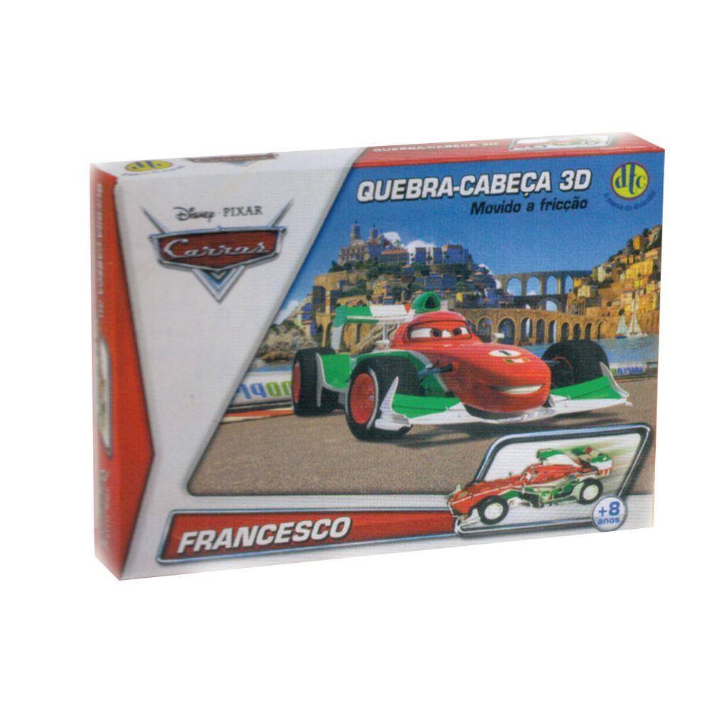 Quebra cabeca 3d carros disney doc hudson dtc