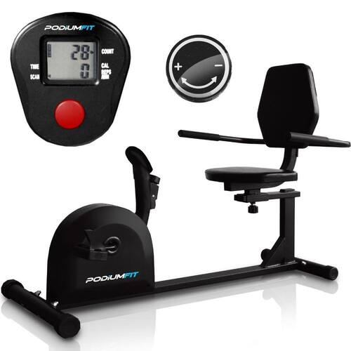 Bicicleta Ergométrica Podiumfit H50 Silenciosa, Compacta, Controle de Cargas Menor preço em Bicicleta Ergométrica Podiumfit H50 Silenciosa, Compacta, Controle de Cargas
