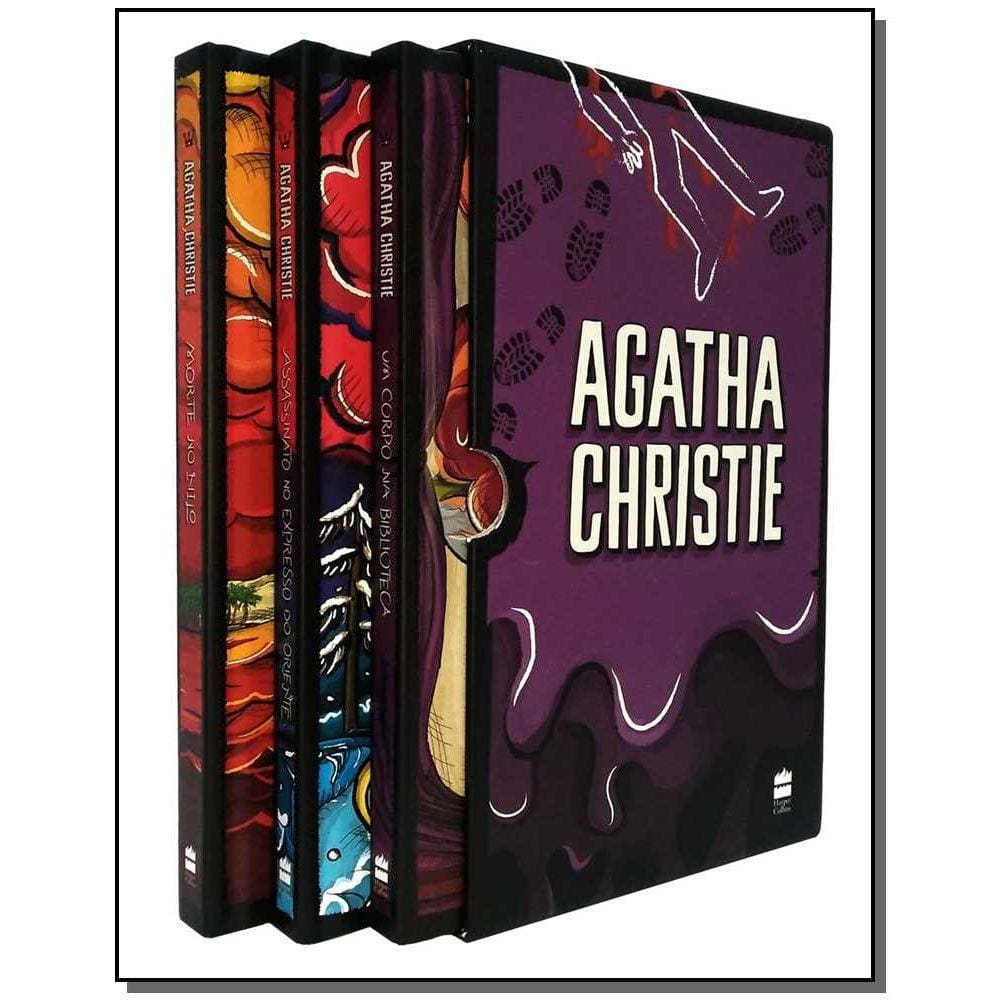 Col. Agatha Christie - Box 1 - 3 Vol. (Roxo)