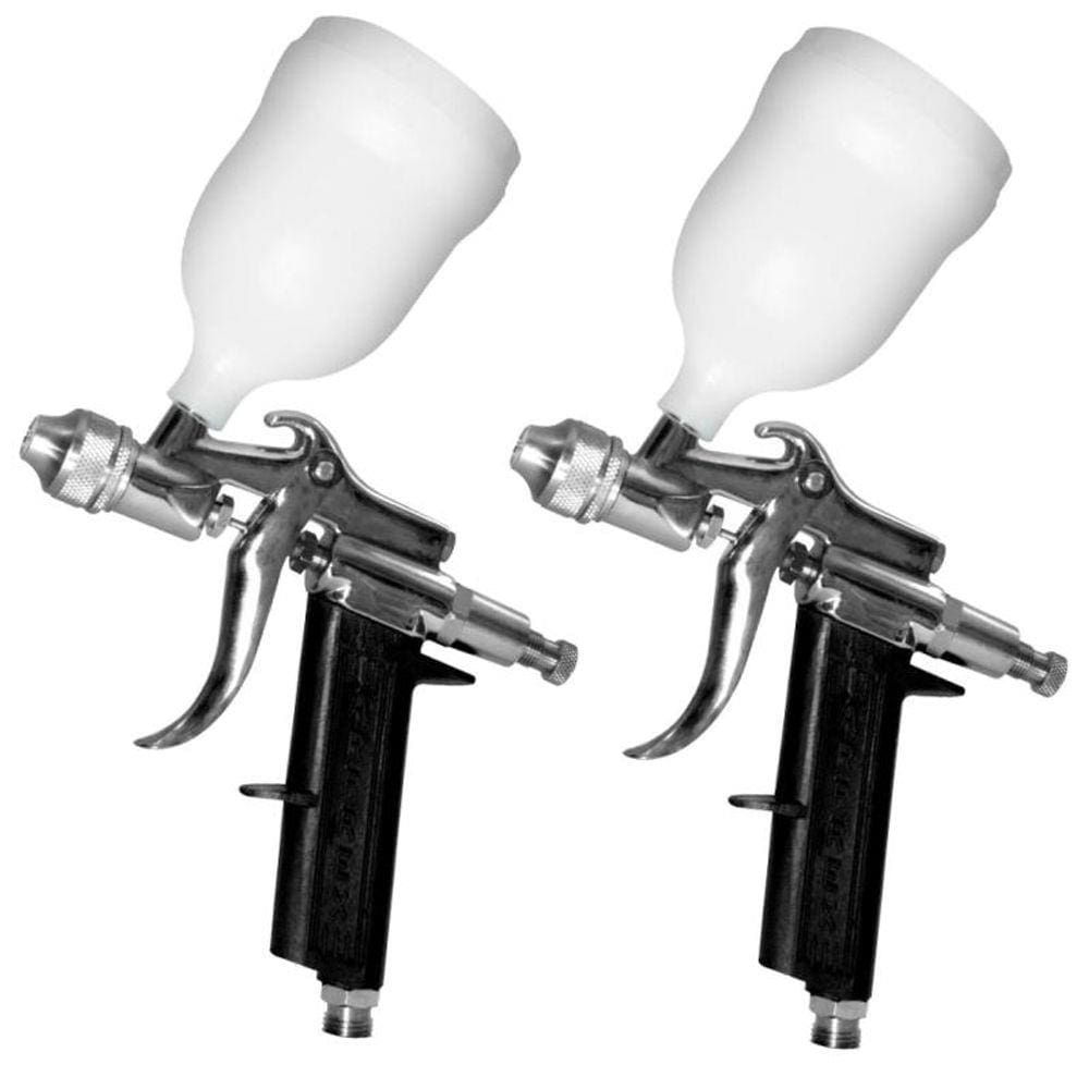 Kit C/ 2 Pistolas De Pintura E Cola Gravidade Hvlp Mod-5 Plus Arprex