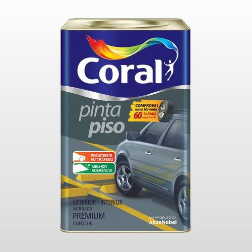 Tinta Coral Piso Cz Escuro 18 Lts Menor preço em Tinta Coral Piso Cz Escuro 18 Lts