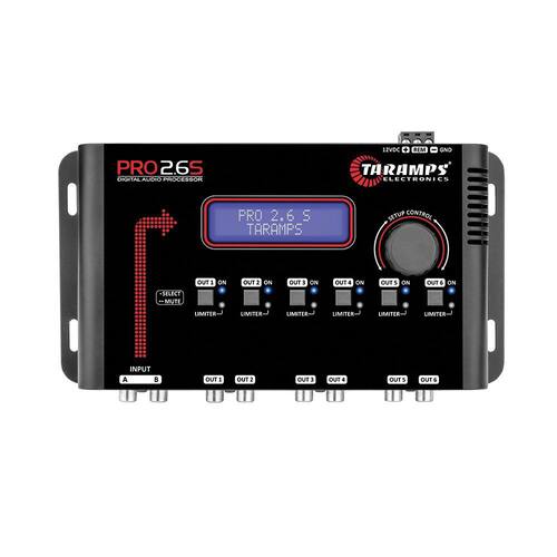 Processador De Audio Digital Taramps Pro 2.6S 2 Entradas 6 Saidas Menor preço em Processador De Audio Digital Taramps Pro 2.6S 2 Entradas 6 Saidas