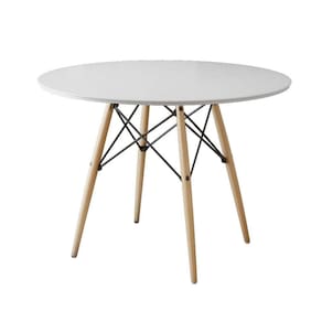Mesa de Jantar Redonda Eiffel Wood 90 cm