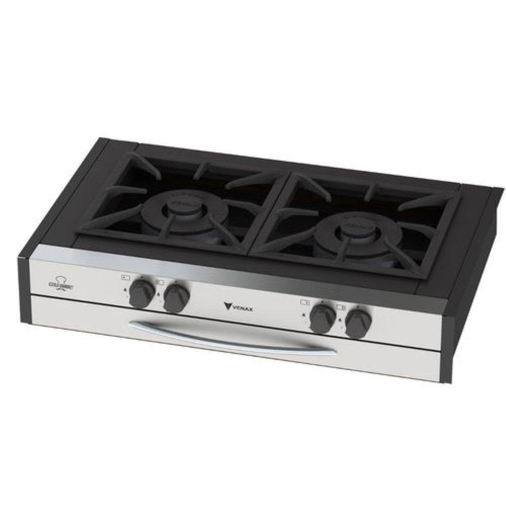 Forno de embutir a gas natural venax cristallo gii 18288 inox 50l grill  timer | Casas Bahia