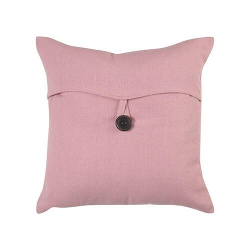 Capa para Almofada Romantic Botão de 40 x 40 cm Rosa Romantico Menor preço em Capa para Almofada Romantic Botão de 40 x 40 cm Rosa Romantico