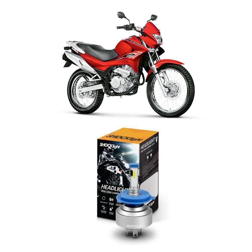 Lâmpada Ultra Led Farol Moto Honda Cbx 250 Twister 2007 2008 na