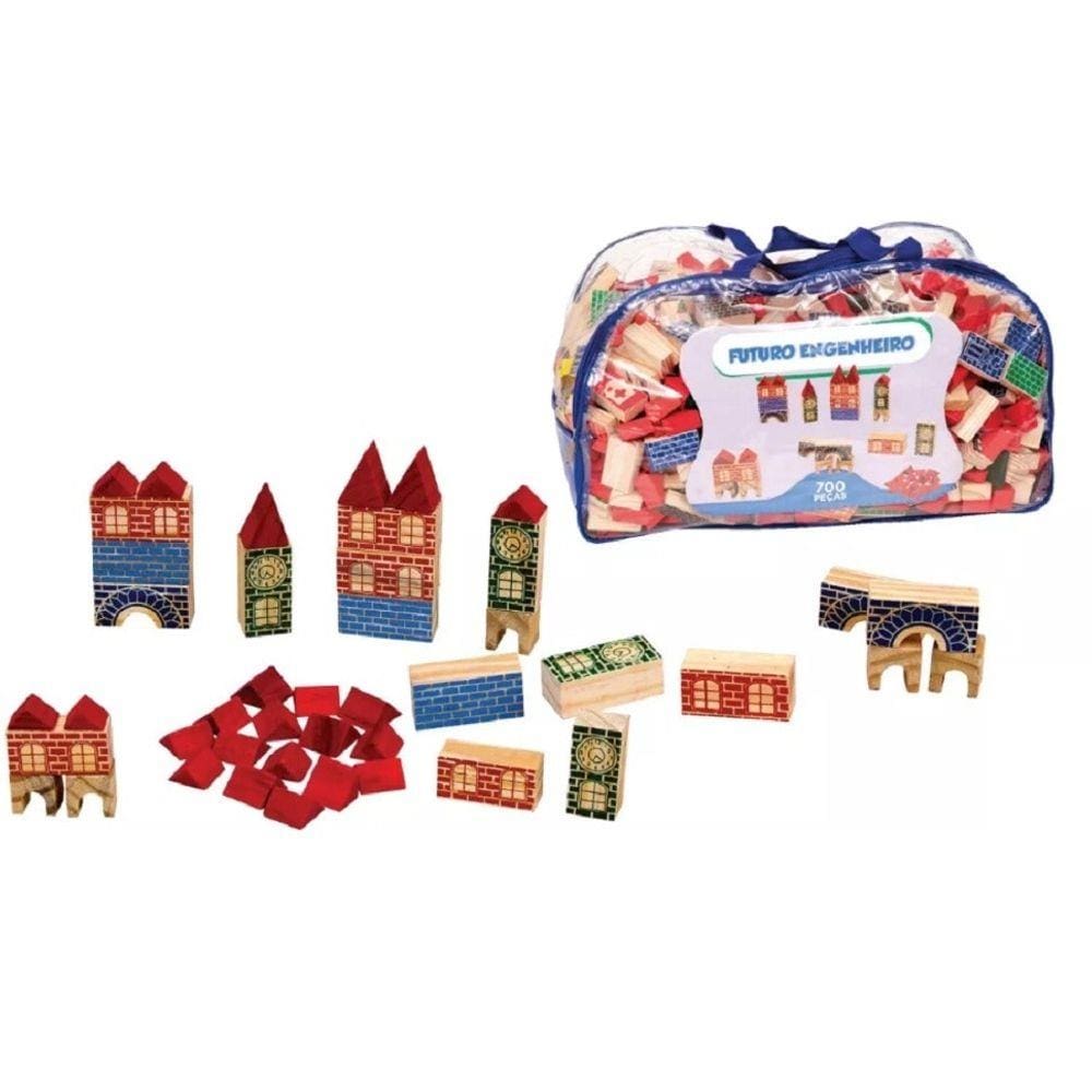Peças de Montar Sacolão Criativo Futuro Engenheiro  Conjunto