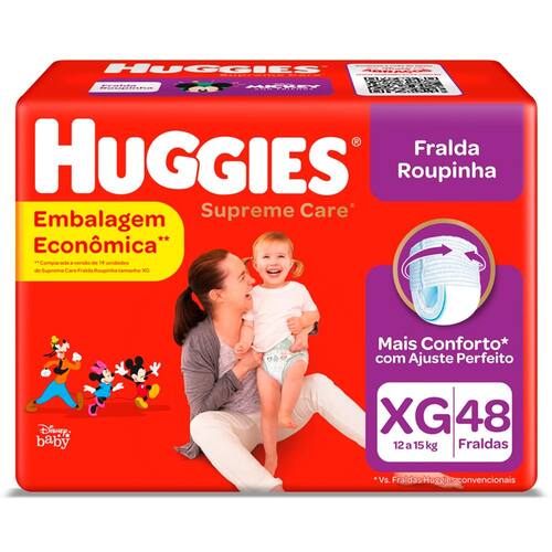 Menor preço em Fralda Huggies Roupinha Supreme Care XG - 48 Unidades